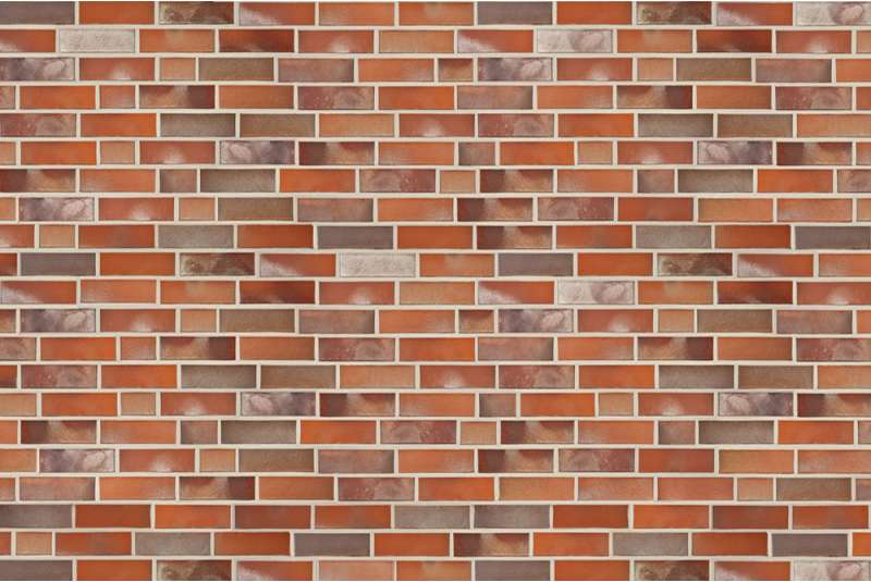 Фасадный клинкерный кирпич Oldenburg rot-bunt glat (240х71x115)