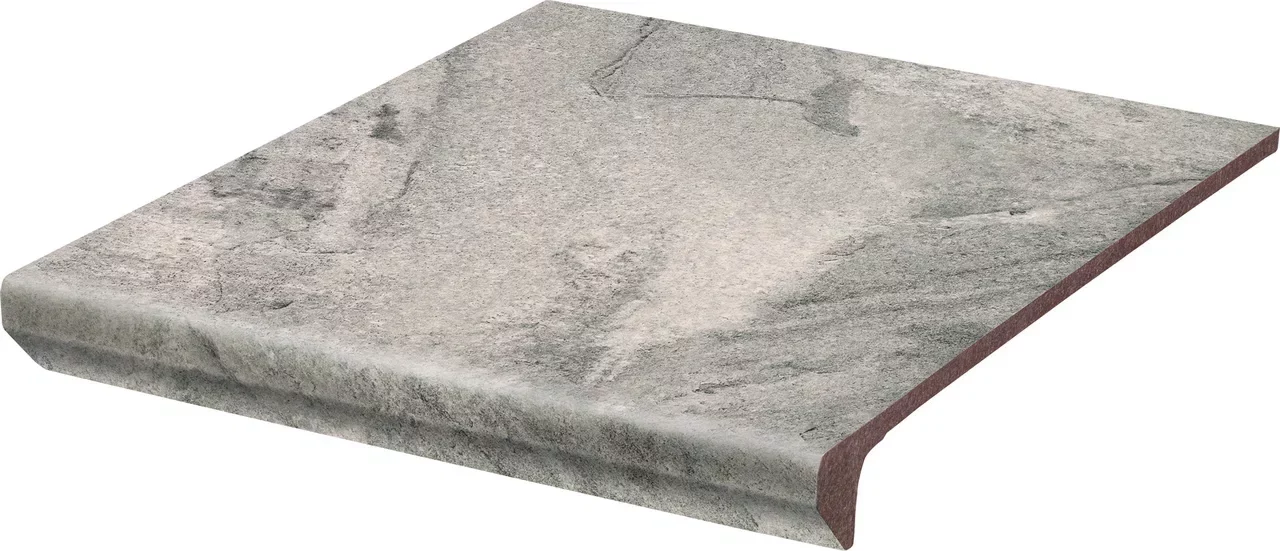 Ступень для крыльца с капиносом Paradyz Mattone Grafit 330х300х11 мм