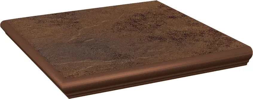 Угловая ступень для крыльца с капиносом Paradyz Semir Beige 330х330х11 мм