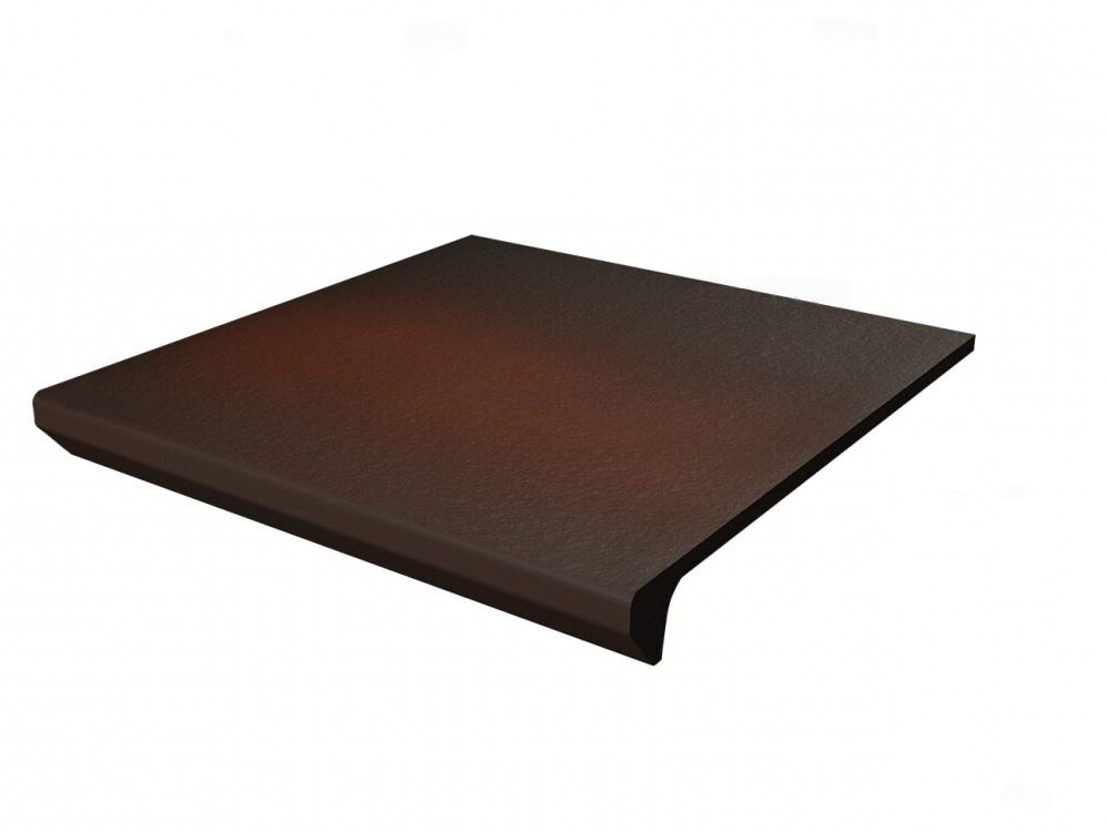 Ступень для крыльца с капиносом Paradyz Cloud Brown Duro 330х300х11 мм