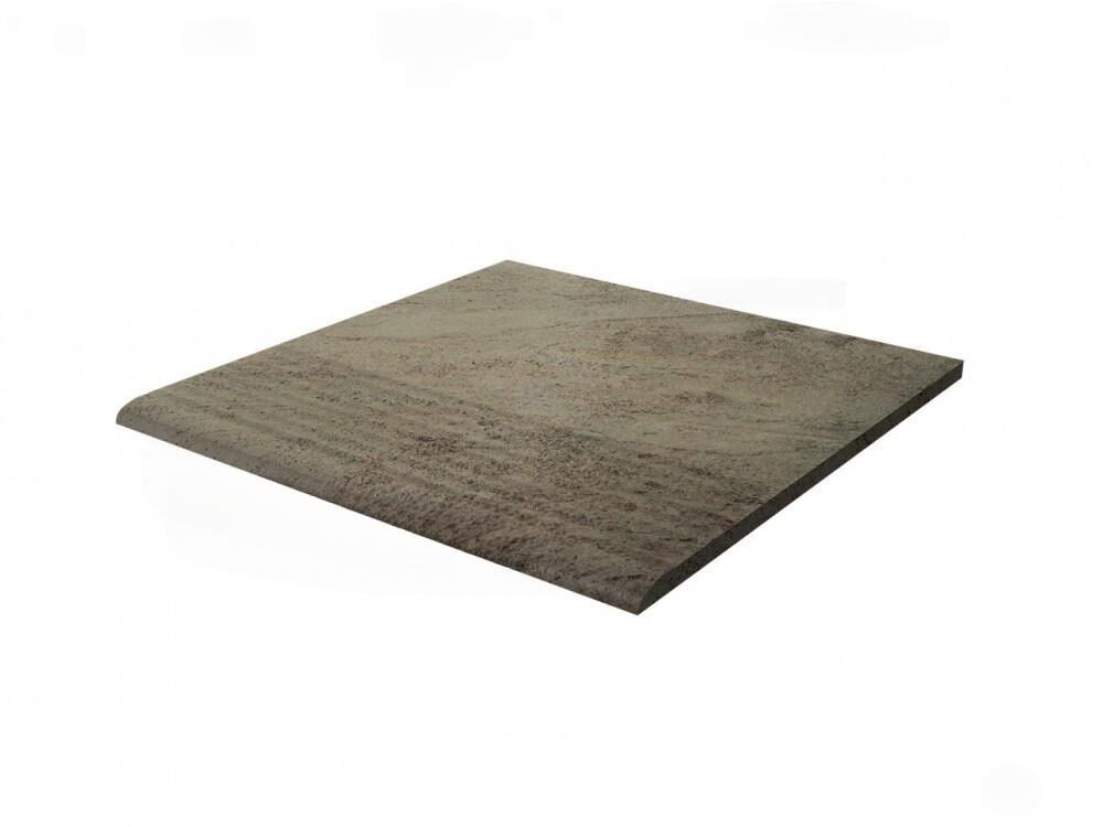 Ступень для крыльца с насечкой Paradyz Mattone Ochra 300х300х11 мм