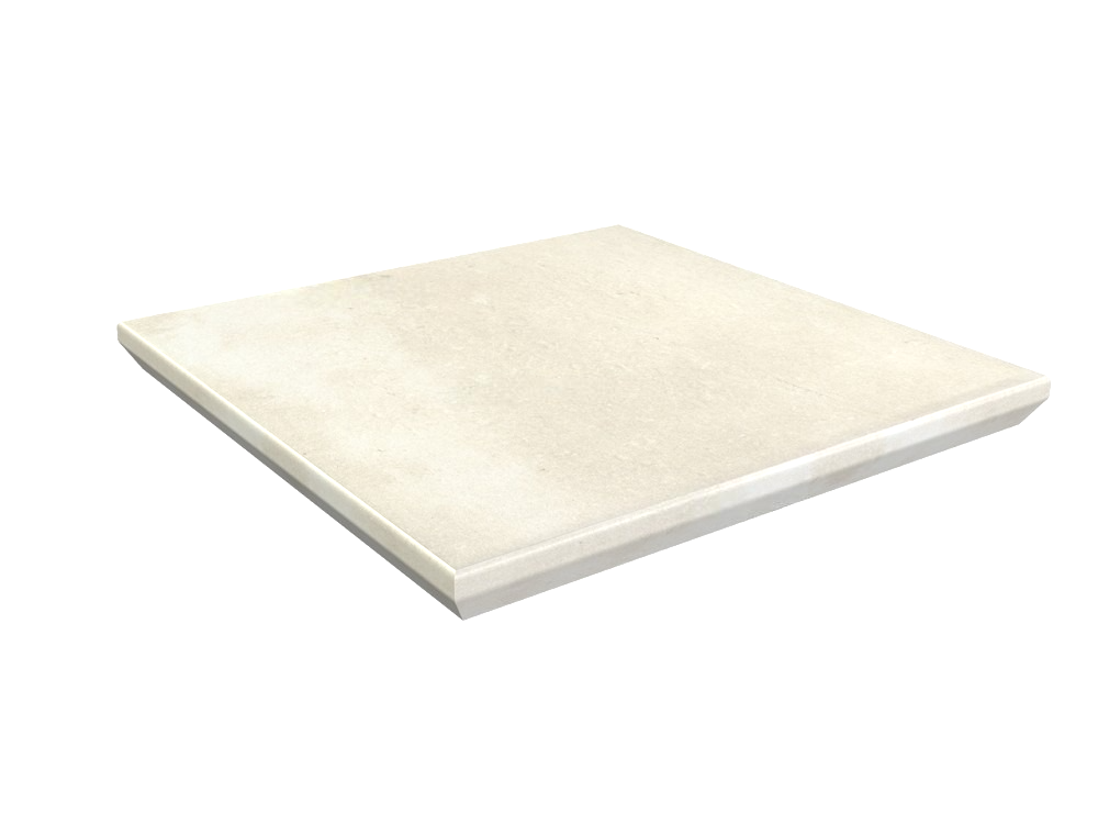 Ступень угловая для крыльца с капиносом Paradyz Scandiano Beige 330х330х11 мм