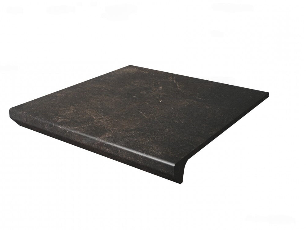 Ступень для крыльца с капиносом Paradyz Scandiano Brown 330х300х11 мм