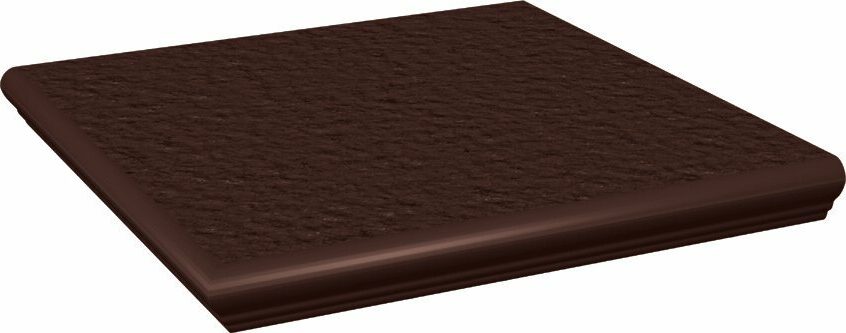 Ступень угловая для крыльца с капиносом Paradyz Natural Brown Duro 330х330х11 мм