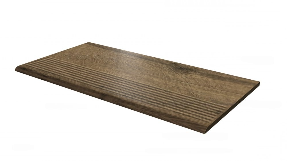 Ступень для крыльца с насечкой Paradyz Carrizo Wood 300х600х8.5 мм
