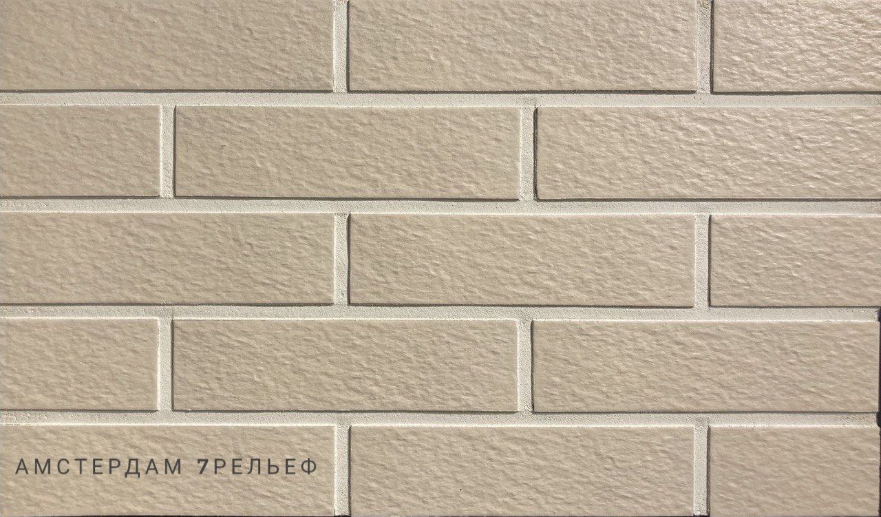 Термопанель рядовая с плиткой Амстердам 7 гладкая/структурная