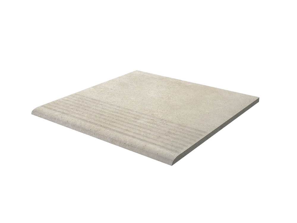 Ступень для крыльца с насечкой Paradyz Viano Beige 300х300х8.5 мм