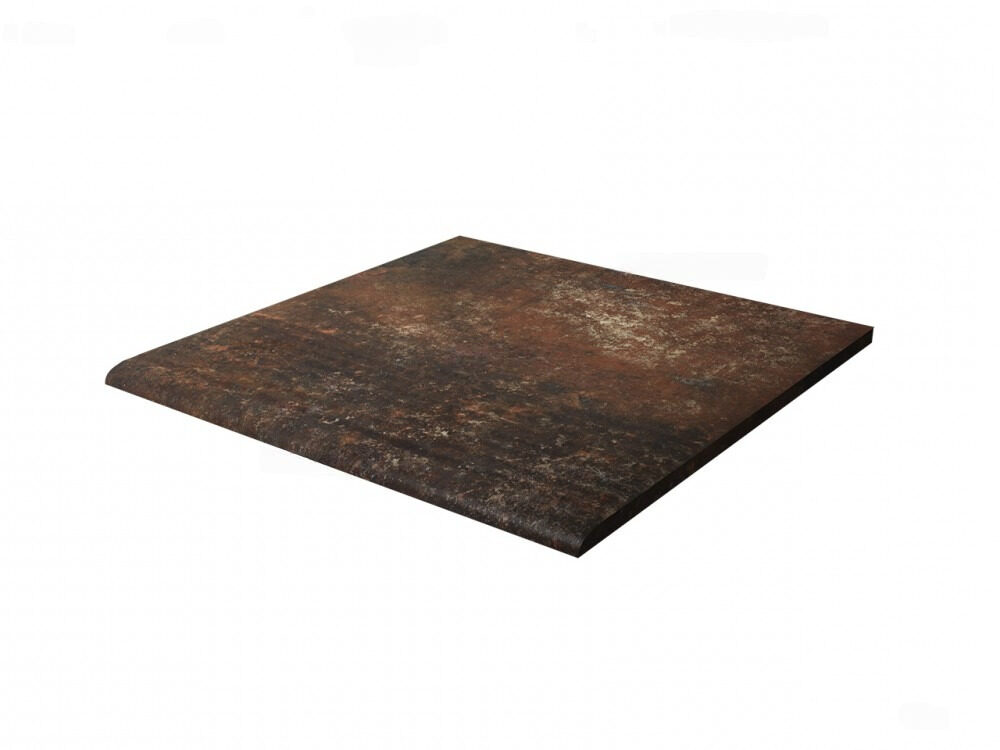 Ступень для крыльца с насечкой Paradyz Arteon Rosso 300х300х11 мм