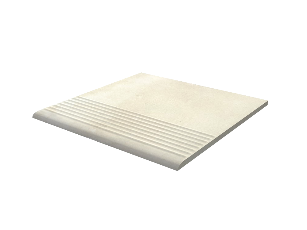 Ступень для крыльца с насечкой Paradyz Scandiano Beige 300х300х11 мм