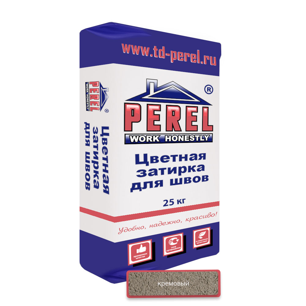 Кремовая затирочная смесь Perel 25 кг