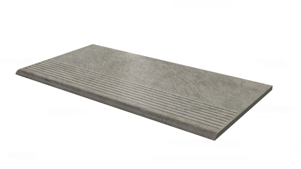 Ступень для крыльца с насечкой Paradyz Carrizo Grey 300х600х8.5 мм