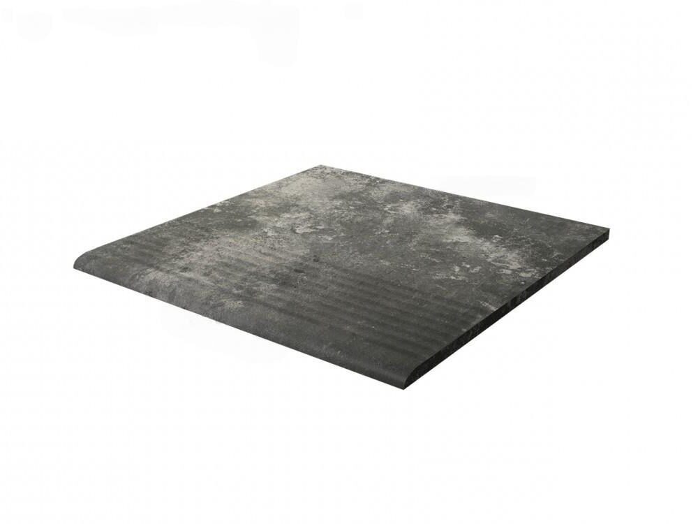 Ступень для крыльца с насечкой Paradyz Arteon Grys 300х300х8.5 мм