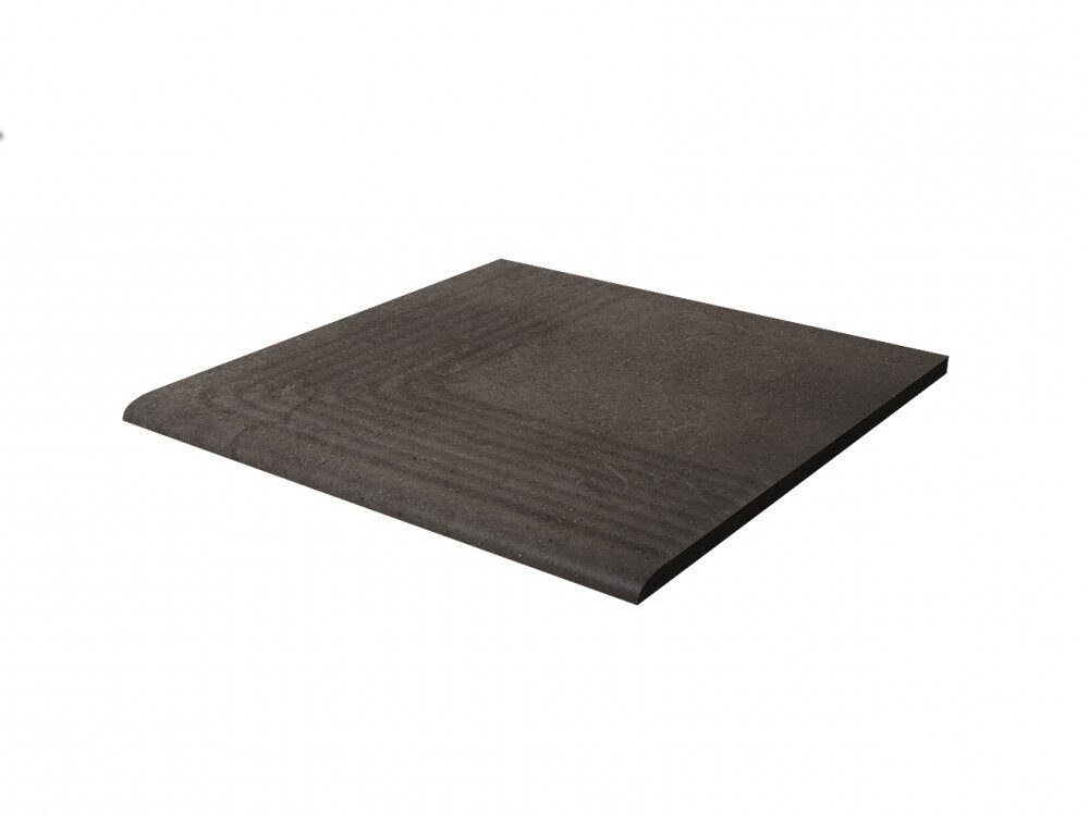 Ступень угловая для крыльца с насечкой Paradyz Taurus Grys 300х300х8.5 мм