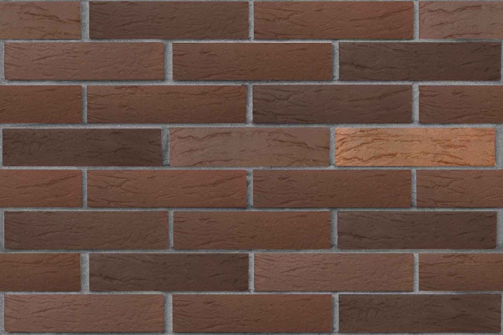 Кирпич лицевой пустотелый красный флэш ультра, поверхность рустик