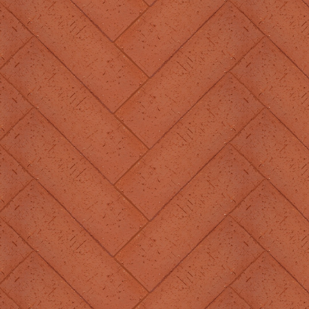 Брусчатка красная "Лондон" лонг