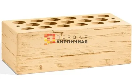 Кирпич керамический утолщенный Солома Дикий камень 1,4НФ, АК БАРС
